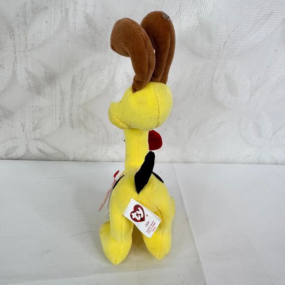 Ty Beanie Baby Garfield Cartoon Odie Puppy 8" Plush 2007 - Picture 3 of 6
